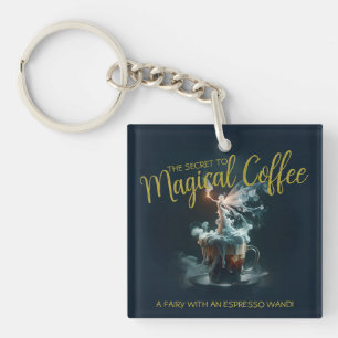 Coffee Fairy Keychain