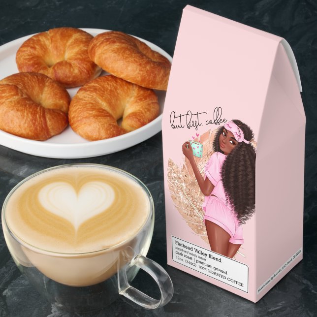 Coffee Faux Glitter Girl Hair Rose Pink     (Breakfast)