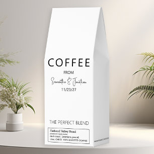 Coffee Favor Wedding Perfect Blend