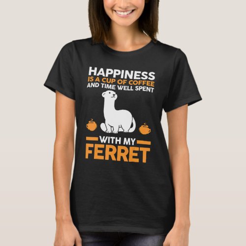 Coffee Ferret T_Shirt