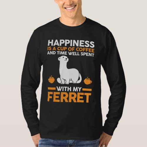 Coffee Ferret T_Shirt