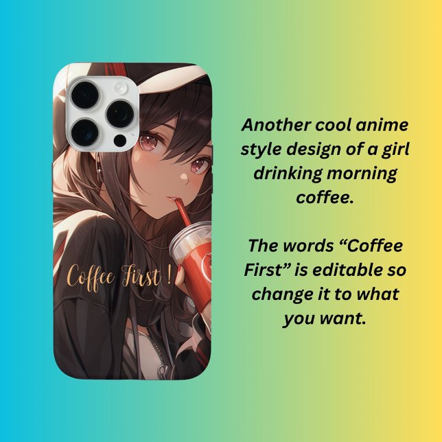Coffee First  Case-Mate iPhone Case (Creator Uploaded)