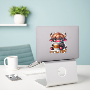 Coffee First Coffee Lover Gifts Sticker
