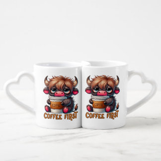Coffee First Coffee Mug Set