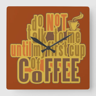 COFFEE FIRST custom wall clock