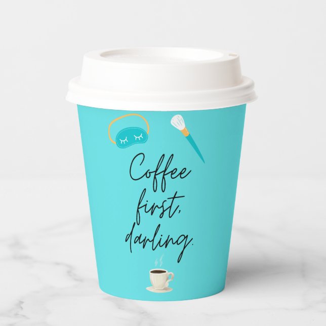 Coffee First Darling Paper Cups (Front)