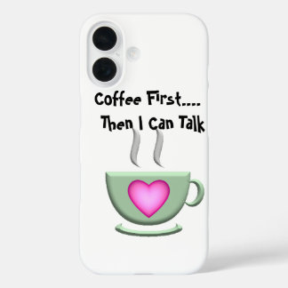 Coffee First iPhone case