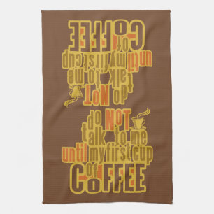 COFFEE FIRST kitchen towel