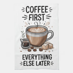 Coffee First Kitchen Towel
