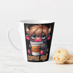 Coffee First  Latte Mug