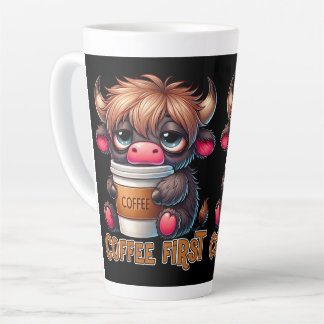 Coffee First Latte Mug
