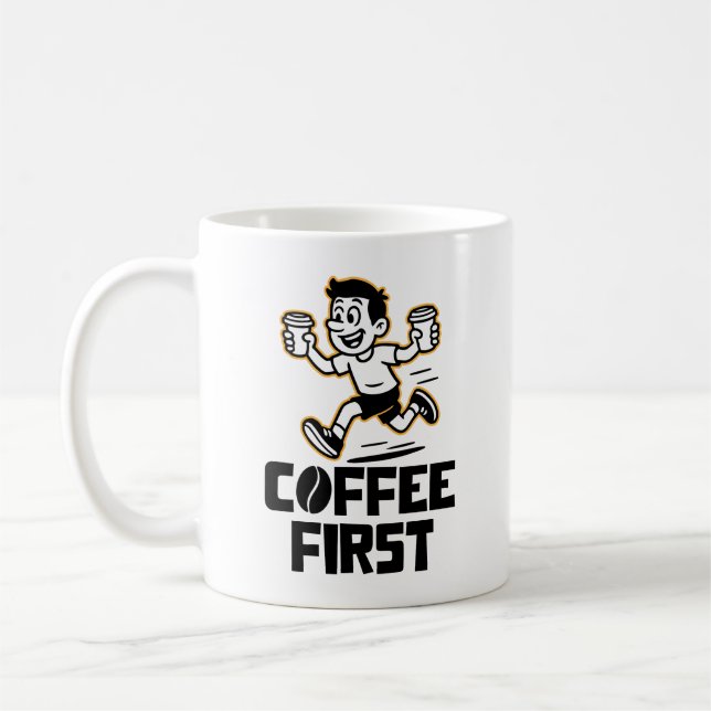 Coffee first mug (Left)