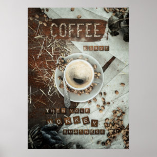Coffee First Poster