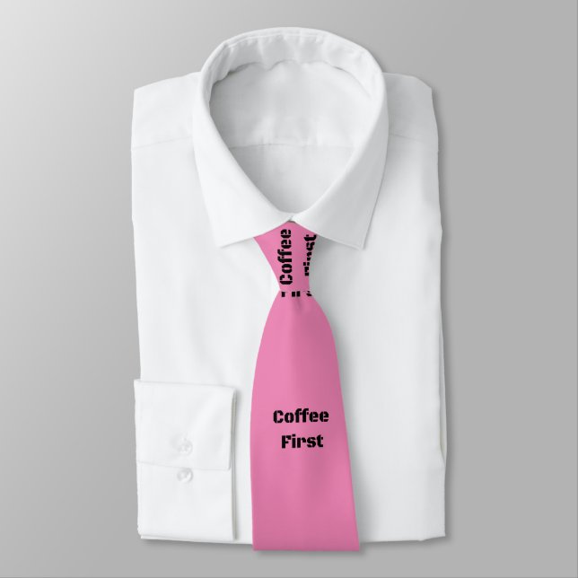 Coffee First Thunder_Cove Neck Tie (Tied)