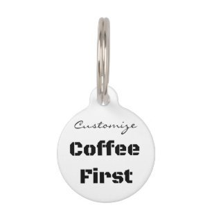 Coffee First Thunder_Cove Pet ID Tag