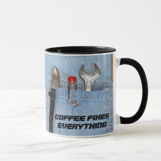 Coffee fixes everything mug