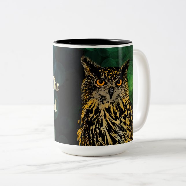 Coffee for the Night Owl Mug (Front Right)