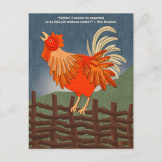 Coffee for the Rooster Postcard 10-Pack