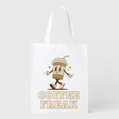 Coffee Freak Grocery Bag