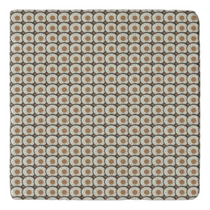 Coffee Frosted Donuts Brown Coffee Trivet