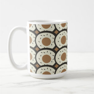 Coffee Frosted Donuts Brown Mug