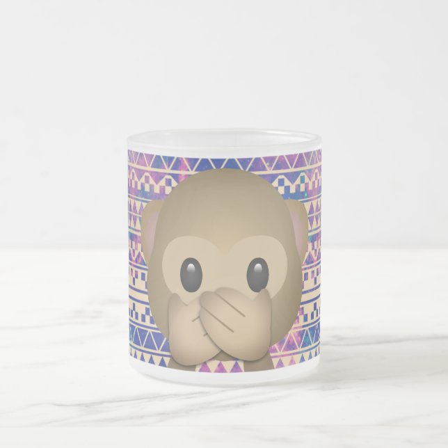 coffee frosted glass coffee mug (Center)