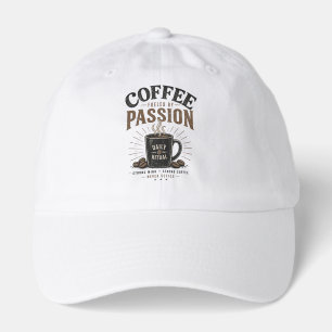 Coffee Fueled by Passion Daily Ritual Vintage Hat