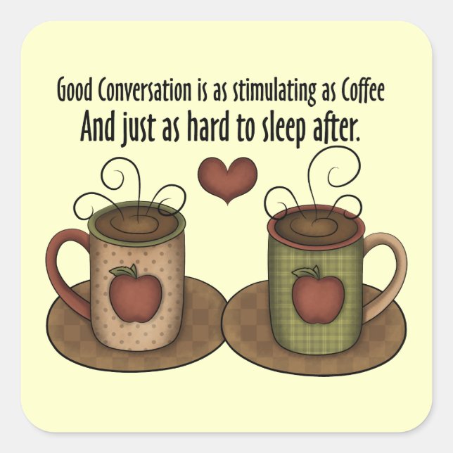 Coffee Fun Sticker (Front)