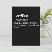 Coffee Funny Dictionary Definition (Standing Front)