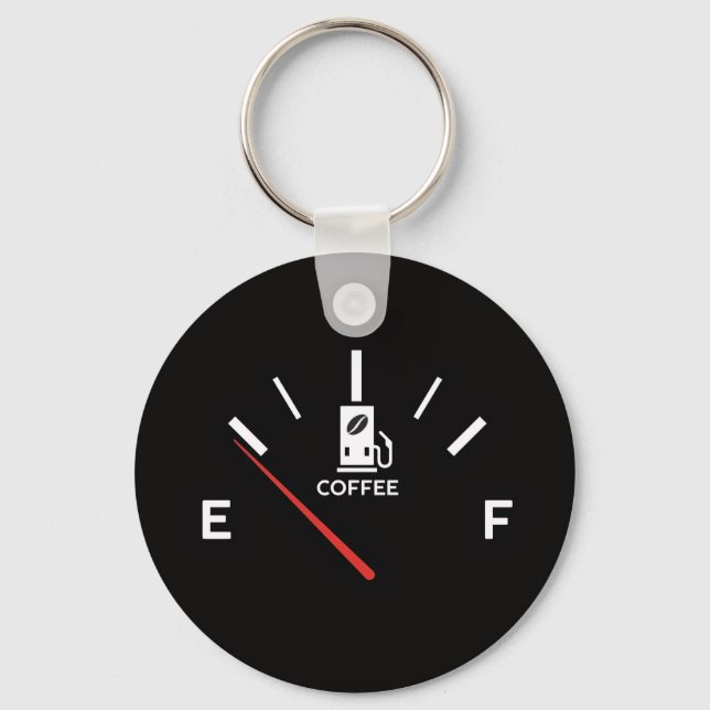 Coffee Gauge –  Acrylic Keychain  (Front)