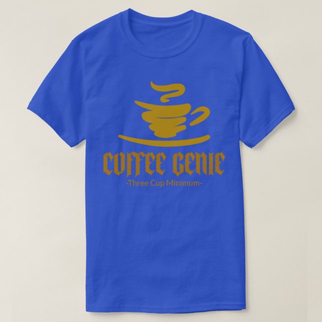 Coffee Genie Barista T-Shirt (Design Front)