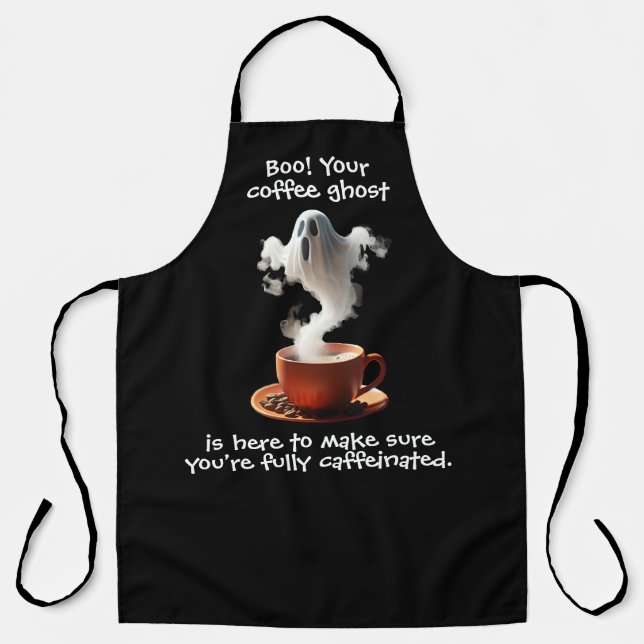 Coffee Ghost Apron (Front)