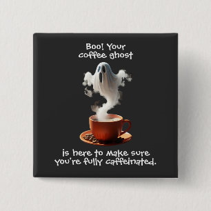Coffee Ghost Button