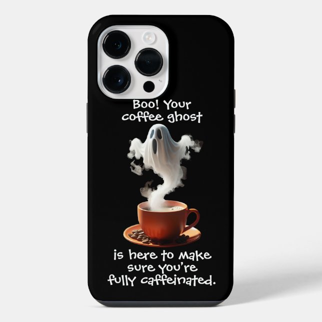 Coffee Ghost Iphone Case (Back)