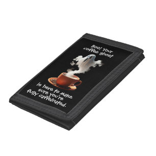 Coffee Ghost Trifold Wallet