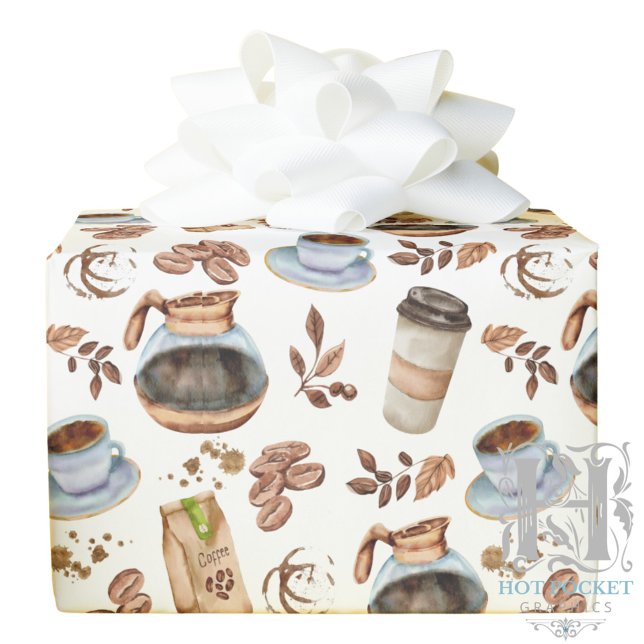 Coffee Gift Wrapping Paper (Creator Uploaded)