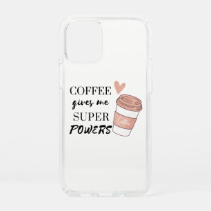Coffee gives me super powers speck iPhone 12 mini case