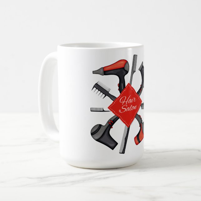 Coffee, Glamour & Beauty Moments Coffee Mug (Front Left)