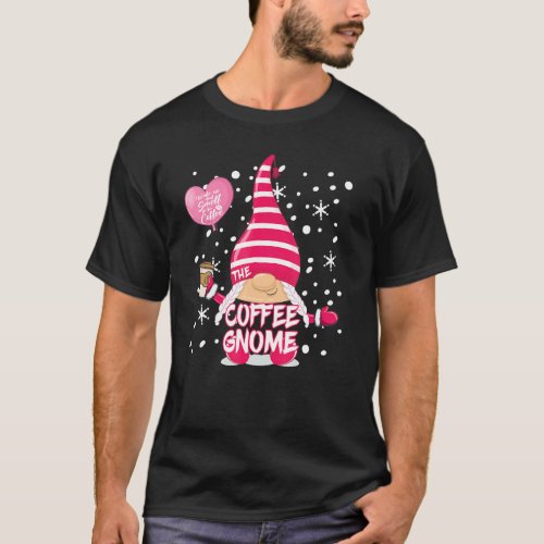 Coffee Gnome Elf Family Matching Christmas Funny   T_Shirt