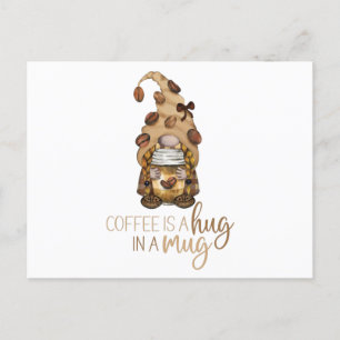 Coffee Gnome Family Matching Christmas Funny Gift  Postcard