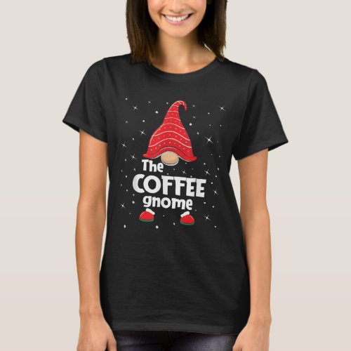 Coffee Gnome Family Matching Christmas Funny Gift  T_Shirt