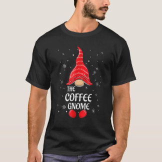 Coffee Gnome Family Matching Christmas Pajama T-Shirt