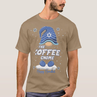 Coffee Gnome Funny Hanukkah Family Matching T-Shirt