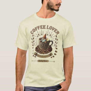 Coffee Gnome Tee for Caffeine LoversT-Shirt