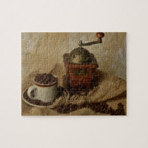 Coffee Grinder and Cup