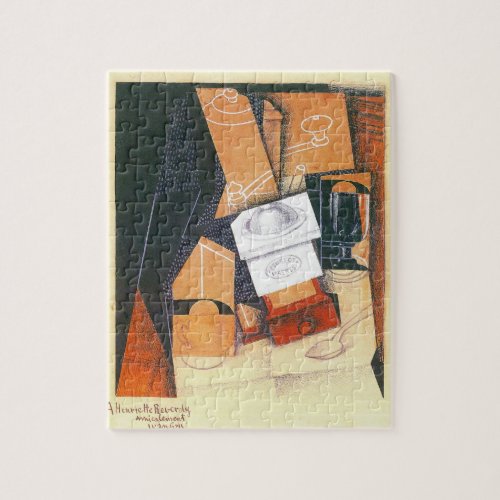 Coffee Grinder by Juan Gris Vintage Cubism Art Jigsaw Puzzle