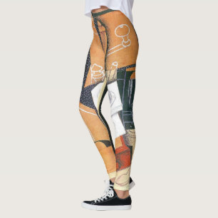 Coffee Grinder by Juan Gris, Vintage Cubism Art Leggings