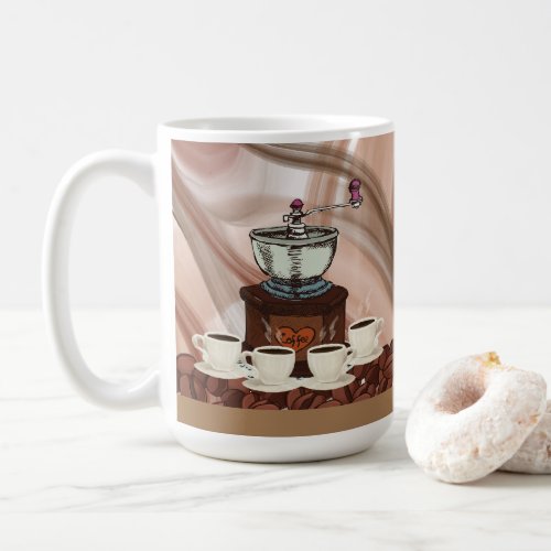 Coffee Grinder Delight Coffee Mug