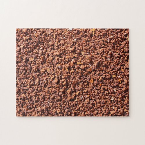 Coffee Grinds Faux Texture Jigsaw Puzzle