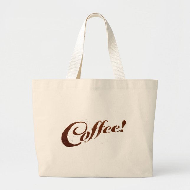 Coffee Grounds Coffee - Canvas Bag (Front)